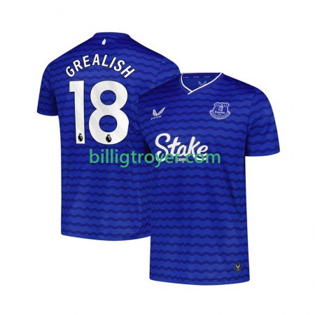 Billige Fotballdrakter Everton Jack Grealish 18 Hjemmedraktsett 2025/26 Kortermet